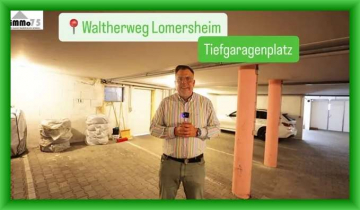 Tiefgaragen-Stellplatz im Waltherweg in Mühlacker-Lomersheim zu verkaufen, 75417 Mühlacker, Tiefgarage
