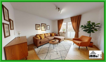 gepflegte 2-Zimmer-Wohnung in Pforzheim mit 2 Balkonen, TG-Stellplatz und Keller, 75177 Pforzheim, Etagenwohnung