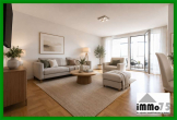 modernisierte 3,5-Zimmer-Eigentumswohnung -sofort bezugsfertig- - Wohnzimmer KI überarbeitet