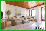 sonnige 2,5-Zimmer-Wohnung mit traumhafter Dachterrasse & Stellplatz - Wohnzimmer KI überarbeitet
