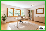 Viel Platz für Familie, zwei Generationen oder Wohnen und Arbeiten unter einem Dach - EG Arbeitszimmer Visualisierung virtuell eingerichtet
